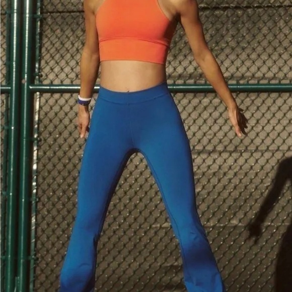 Free People Movement Let's Bounce Pants Sport Blue NWOT joggers Size Medium - Picture 11 of 11